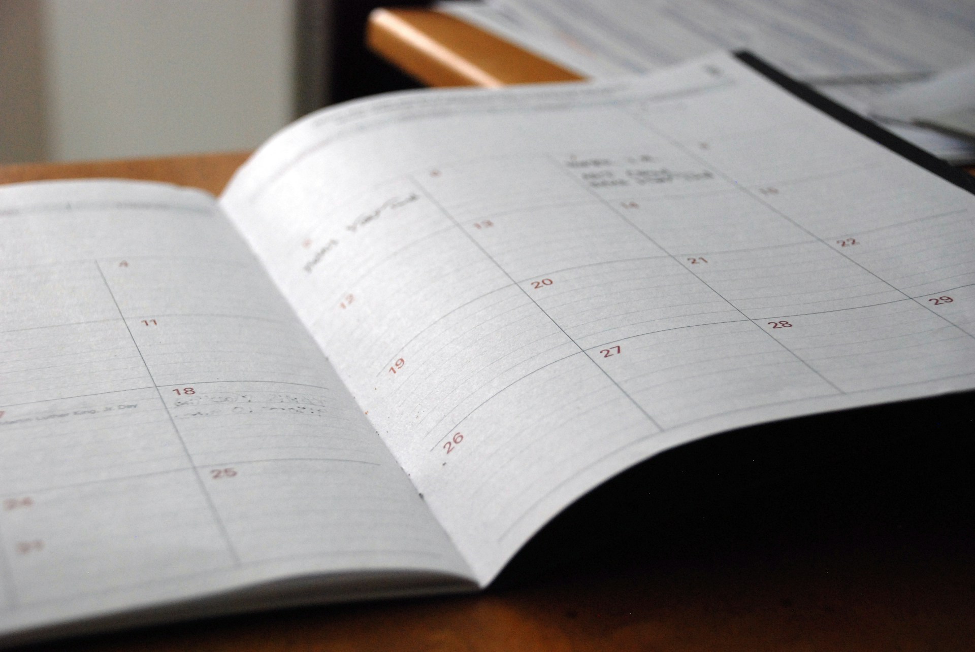 Calendar representing the 4-year statute of limitations for Ohio public-policy wrongful termination claims