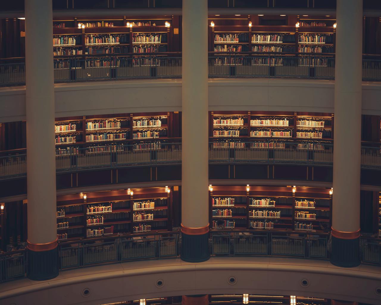 University library setting where Title IX advisors meet with parties