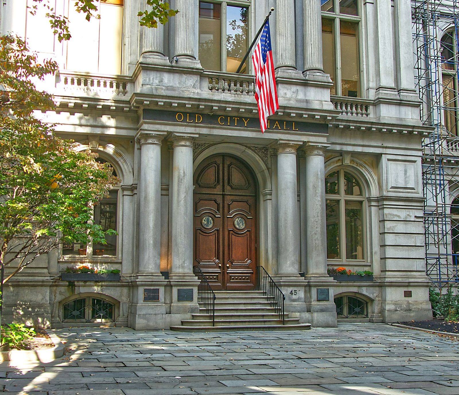 Civic building representing the school board setting where teacher First Amendment speech is litigated