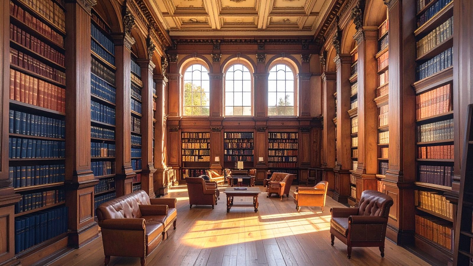 Ornate university library reading room, representing the current Title IX regulatory framework